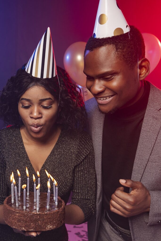 Husband and Wife celebrating Birthday